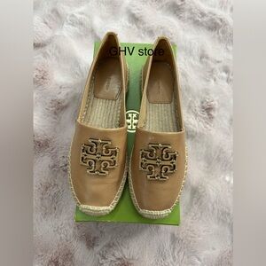 Tory Burch cut out logo Espadrille Flats